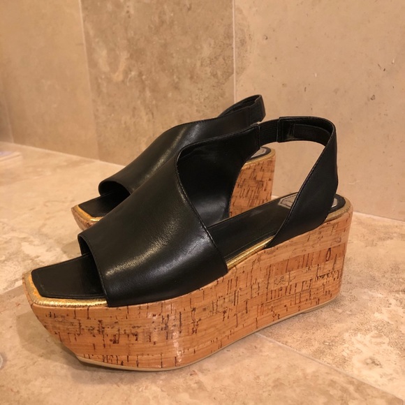 Donald Pliner Cork Platform Sandals - Picture 3 of 6